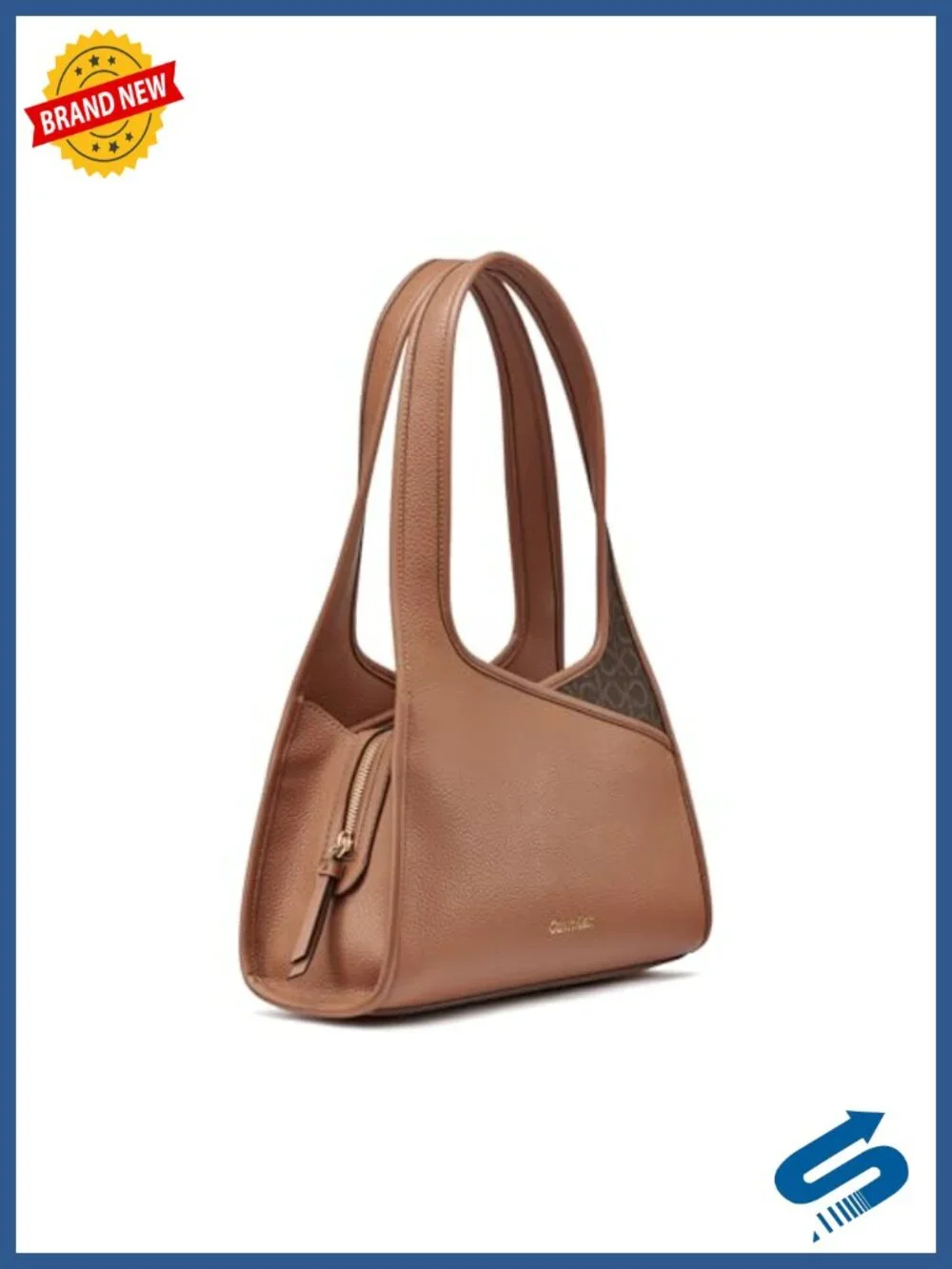 Vegan Leather Triple Compartment Satchel with Top Handle
